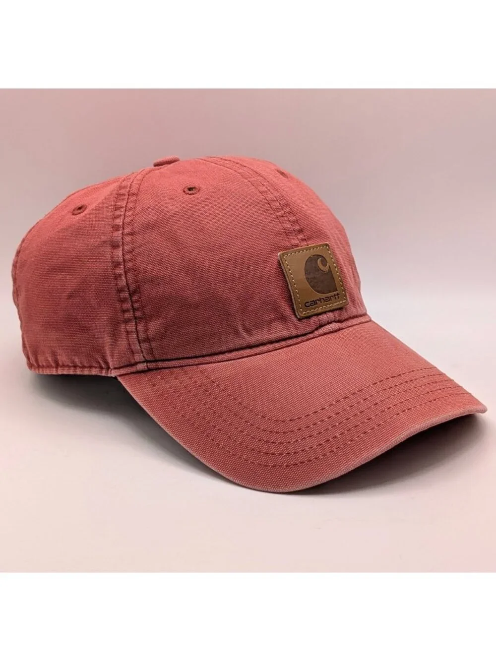 Carhartt Salmon Pink Faded Coral Hat Cap Adjustable Strap Back Unisex Work Wear